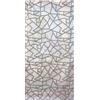 Tenda a vetro Londra L 58 x H 240 cm grigio