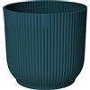 Vaso per piante Elho Vibes Fold Ø 16x15 cm blu profondo