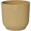 Vaso per piante Elho Vibes Fold Ø 16x15 cm giallo burro