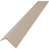 Profilo angolare 2,6 m 10x10 mm alluminio beige