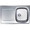 Lavello da incasso 1 vasca dx 79 cm inox