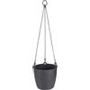 Vaso Brussels da appendere antracite 18 cm