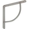- Reggimensola modello tondo grigio nichel 240 x 240 x 30 mm