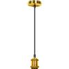 - Portalampadina E27 sospeso oro 1,5 m max.60W