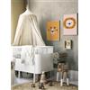 Tenda baldacchino Safari Adventure bianco lana 240x50x50 cm