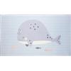 Tappeto arredo Under The Sea azzurro 80x100 cm