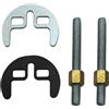 Set fissaggio per rubinetti 2 fori