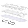 Scolapiatti in filo finitura verniciato bianco per pensili da 80 cm