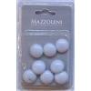 Bottoni magnetici in pvc bianco 8 pz