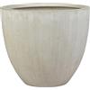 - Vaso per piante in resina Poly 47x47x42 cm sabbia