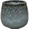 Vaso per piante in ceramica 14x14 cm nero