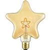 Lampadina LED E27 decorativa Stella 200 lm luce ambrata