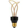 Lampadina LED E27 decorativa Artist doppio irregolare 480 lm bianco caldo