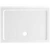 Piatto doccia in tecnopolimero Mr.Flat 70x90 cm x H 3 cm