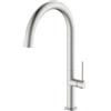 Rubinetto cucina monocomando canna alta Detroit acciaio