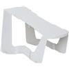 Portascarpe salvaspazio in polipropilene 21x14,7x14 cm bianco 3 pz