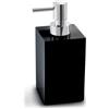 Dispenser sapone Sofia in resina e sabbia nero opaco