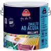 BOERO Smalto ad acqua brillante Boero nero 2 l