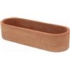 Fioriera da esterno Mignon in terracotta 8x25x6 cm