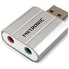 Metronic Adattatore audio USB a jack 3,5 mm PC grigio