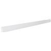 Tubo rigato in PVC medicale 100 cm bianco
