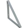 - Staffa per mensola in metallo 27,2x27,2 cm grigia