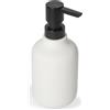 Dispenser sapone Chloe` in ceramica bianca ø7,8