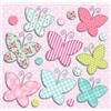 Adesivo decorativo per parete 3D Butterfly 31x31 cm