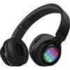 Cuffie bluetooth con radio FM e led