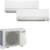 Mitsubishi Climatizzatore fisso Mitsubishi Dw dualsplit 9000+12000 BTU classe A++/A+
