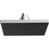 Soffione quadro 16x16 cm cromato Serie Square