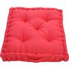 Cuscino da pavimento Futon colore rosso 60x60 cm