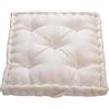 Cuscino da pavimento Futon colore avorio 40x40 cm
