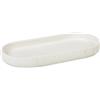 Vassoio Filami in resina bianco opaco 10x27x2,5 cm