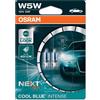 Osram Lampadina per luce targa, posizione, di cortesia colore blu Osram