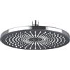 Soffione doccia Vortex 1 getto cromo/nero