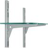 Mensola in vetro 60x15 cm trasparente