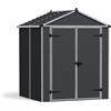 - Casetta da giardino in metallo Rubicon sp. 10 mm grigio 2,8 m²