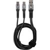Lampa Cavo da Usb a Type-C con doppio connettore 100 cm nero/grigio