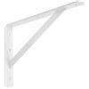Reggimensola in acciaio 50 kg con saetta bianco 300x200x30 mm