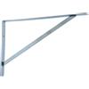 Reggimensola in acciaio 50 kg con saetta zincato 500x320x30 mm