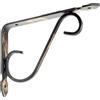 - Reggimensola rustica sfumata in bronzo antico mm 200x145x20
