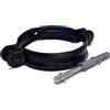 Collare di fissaggio nervato per tubo stufa a pellet SP 1,2 x Ø 100 mm