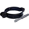 Collare di fissaggio nervato per tubo stufa a pellet SP 1,2 x Ø 80 mm