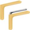 Reggimensola acciaio con copertura frassino 240 x 140 x 35 mm