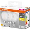 OSRAM General Lighting Lampadine LED E14 forma a sfera Osram 3 pz