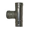 Raccordo canna fumaria a T da 90° doppia parete inox F Ø 100 mm