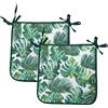 Cuscini per sedia Bahamas verde 2 pz 40x40 cm
