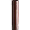 - Tubo smaltato lineare porcellanato marrone L 50 cm Ø 10 cm