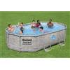 Piscina fuori terra tubolare in pvc/acciaio con oblò Bestway 488x305x107 cm